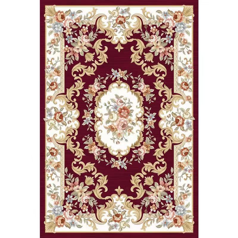 Plush Velvet Rug | Washable Non-Slip Soft Carpet for Bedroom, Living Room & Nursery