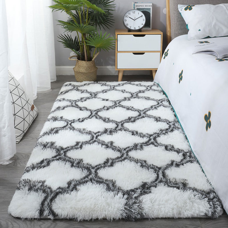 Luxury Silk-Like High Pile Shag Rug – Ultra-Plush Area Carpet for Living Room & Bedroom